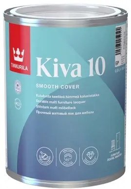MÖÖBLILAKK TIKKURILA KIVA 10 MATT 0,9L