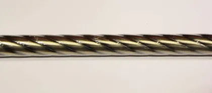 TORU "TWISTER" 2,4M Ø25MM KULDNE