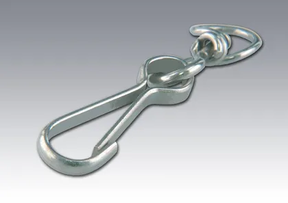 KARABIINHAAGID SIMPLEX 60MM NIKKEL, PÖÖRDLIIGENDIGA