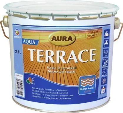 PUIDUÕLI AURA TERRACE AQUA 0,7L VÄRVITU