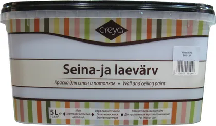 SEINA- JA LAEVÄRV CREYA 5L HELESININE (BH 9137) MATT