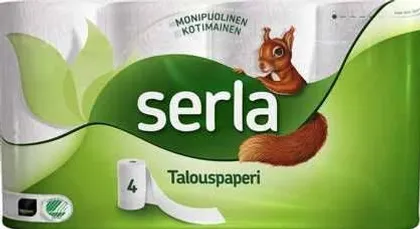 MAJAPIDAMISPABER SERLA ORAVA 2-KIHILINE 4RULLI/PK