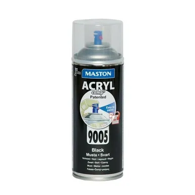 AEROSOOLVÄRV ACRYL JET BLACK 400ML