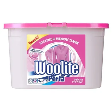 WOOLITE PESUVAHEND GEELKAPSEL DELICATE 14TK