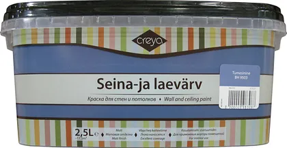 SEINA- JA LAEVÄRV CREYA 2,5L TUMESININE (BH 9503) MATT