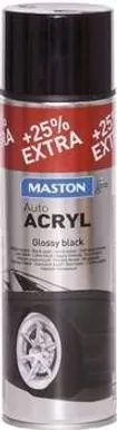 AEROSOOLVÄRV AUTO ACRYL MUST LÄIKIV 500ML