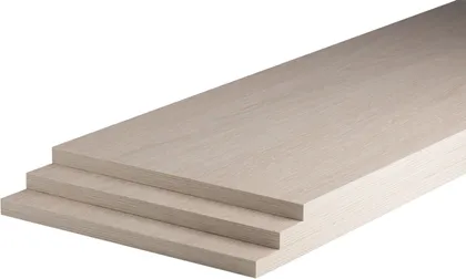 MELAMIINPLAAT PLAAT DETAIL NORDIC TEAK 2470X395X16MM KANDITUD