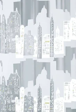 DUŠIKARDIN SPIRELLA 180X200CM A-1011572 SKYLINE PEVA