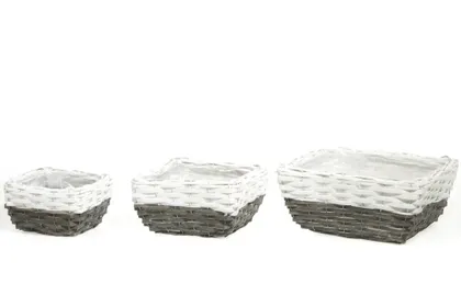 LILLEPOTIÜMBRIS PUIDUST 19X19X11CM