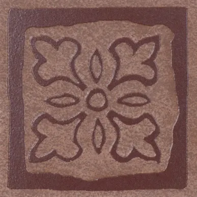 KERAAMLINE DEKOORPLAAT PARADYZ TREMONT BROWN B 9,8X9,8CM 
