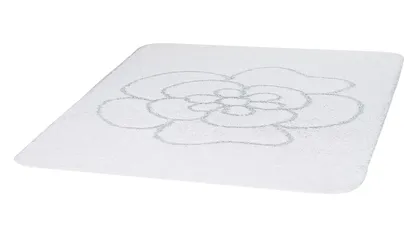 VANNITOAVAIP 55X50CM DIAMOND VALGE 95% AKRÜÜL + 5% LUREX