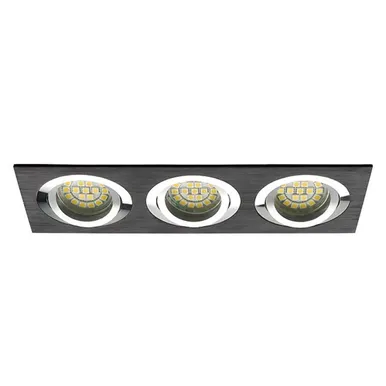 RIPPLAEVALGUSTI SEIDY CT-DTL350-B 3X50W 12V MR16 ALU MUST