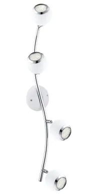 KOHTVALGUSTI BIMEDA LED 4X3W GU10 VALGE 800LM EGLO
