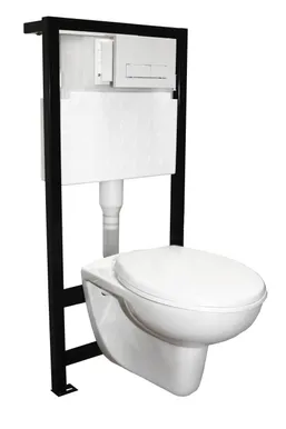 WC-RAAMI KOMPL.1265X510MM POTT KLAHV V.SULGUV PRILL-LAUD