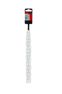 DEKORATIIVKETT, NIKKEL/VALGE, 2,2X10,4X16,0MM, 2M