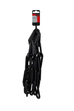 PLASTIKKETT, MUST, 10X33X61MM, 2M