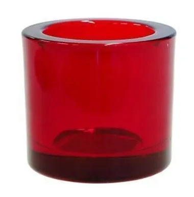KÜÜNLAALUS SILINDER M 8,5X8CM PUNANE KLAAS