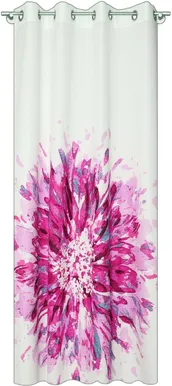KARDIN SPLENDID FLOWER ÖÖSIDEGA 140X270CM PUNANE PIMENDAV