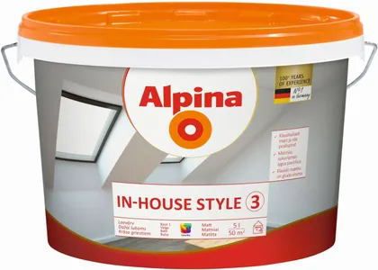 LAEVÄRV ALPINA IN-HOUSE STYLE 3 5L VALGE (B1) MATT