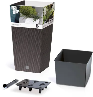 LILLEPOTIÜMBRIS PROSPERPLAST RATO KANDILINE 40X40X75CM UMBER