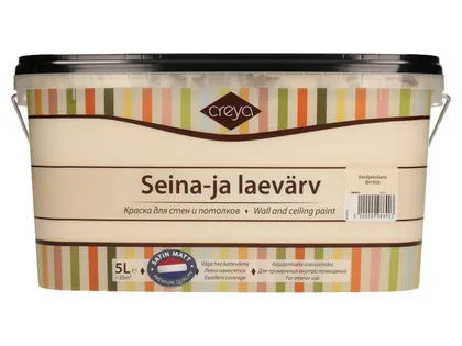 SEINA- JA LAEVÄRV CREYA 5L VANILJEKOLLANE (BH 956) SIIDMATT