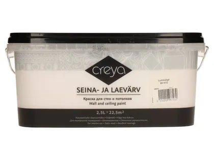 SEINA- JA LAEVÄRV CREYA 2,5L LUMIVALGE (BH 910) SIIDMATT