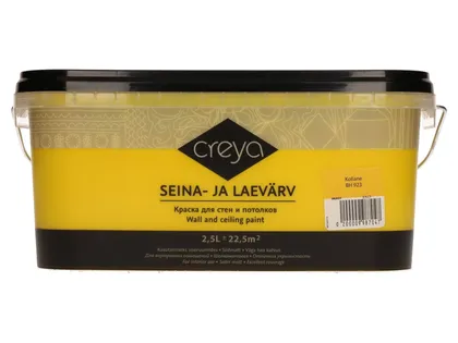 SEINA- JA LAEVÄRV CREYA 2,5L KOLLANE (BH 923) SIIDMATT