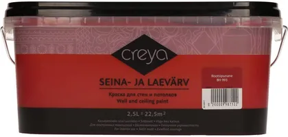 SEINA- JA LAEVÄRV CREYA 2,5L ROOTSIPUNANE (BH 993) SIIDMATT