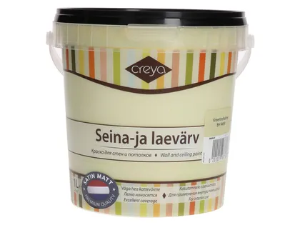 SEINA- JA LAEVÄRV CREYA 1L KREEMROHELINE (BH 9499) SIIDMATT