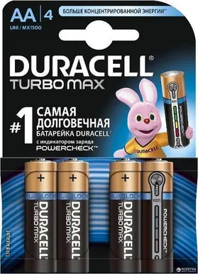 PATAREI DURACELL TURBO MAX MN1500 AA 4-PAKK