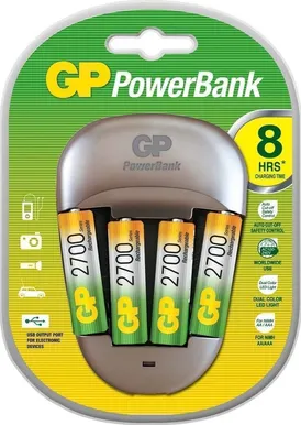 AKULAADIJA GP POWERBANK 27 4XAA AKUDEGA 2700MAH