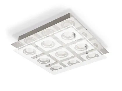 KOHTVALGUSTI POLYGON KROOM 9X5W LED PHILIPS