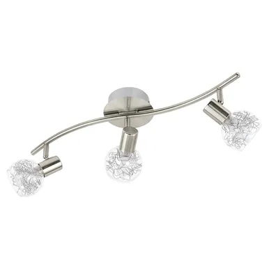 KOHTVALGUSTI BASENTO 3X5W LED NIKKEL EGLO