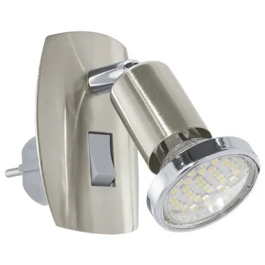 SEINALAMP MINI4 NIKKEL 3W LED GU10 LÜLITI PISTIK