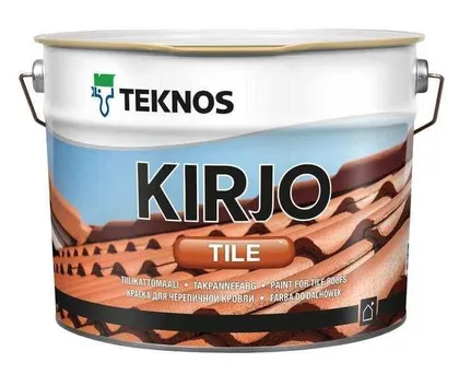 KATUSEKIVIDE VÄRV KIRJO TILE TELLISKIVI PUNANE, 10L MATT