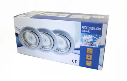 RIPPLAEVALGUSTI KOMPLEKT 3X3W GU10 LED HALL