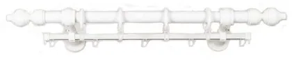 KARDINAPUU KOMPLEKT STANDARD 160CM Ø28 VALGE