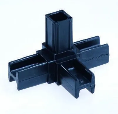 ÜHENDUSLÜLI 4-NE ARCANSAS PVC, MUST 20X20MM