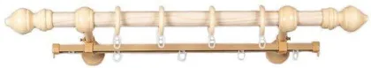 KARDINAPUU KOMPLEKT BERGAMO 240CM Ø28 LEPP