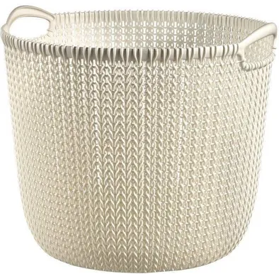 KORV ÜMAR KUDUM 30L 39,6X38,7X33,1CM VALGE PLASTIK