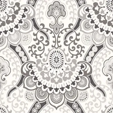 TAPEET DAMASK GREY 10,05X0,53M