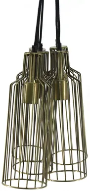 LAELAMP TRAAT PUDEL 5X60W E27 MESSING