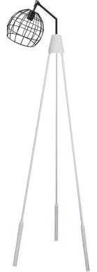PÕRANDALAMP ECLIPS 60W E27 TSINK/VALGE