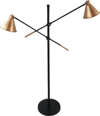 PÕRANDALAMP 2X60W E27 VASK 137CM