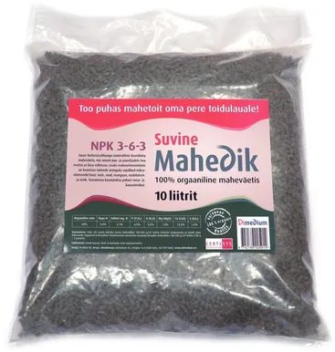 MAHEDIK SUVI 6KG/10L MAHEVÄETIS NPK 3-6-3