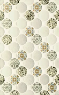 KERAAMILINE DEKOORPLAAT KWADRO ENRICA CREMA STRUKTURA 25X40CM