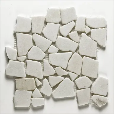MARMORMOSAIIK VALGE SNOW WHITE 305X305X10MM