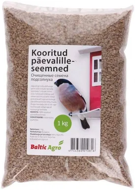 LINNUTOIT KOORITUD PÄEVALILLESEEMNED AIA- JA METSALINDUDELE BALTIC AGRO 1KG