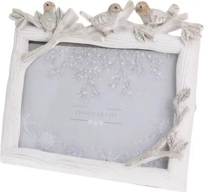 PILDIRAAM LINDUDEGA 17X14,5X2,5CM VALGE