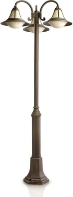 AIAVALGUSTI PHILIPS PROVENCE KOLMENE POST 23W E27 270LM IP44